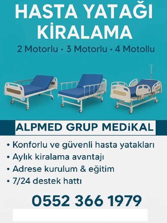 hasta yatagi kiralama